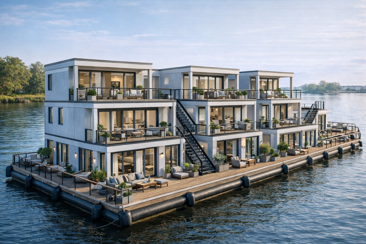 NEW CONCEPT / Floating Apartments Project®